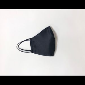 Silky Black Face Mask